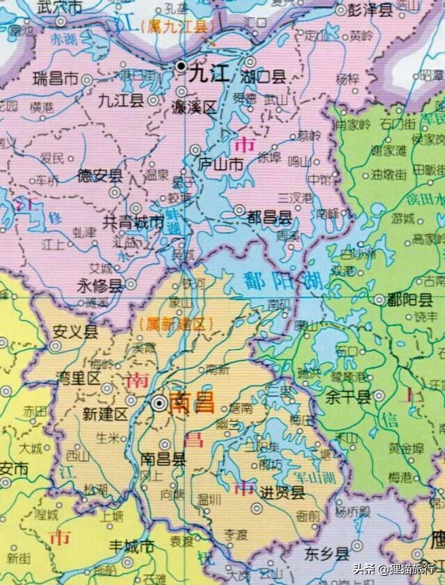 鄱阳湖区最新地图揭示，新面貌与发展蓝图